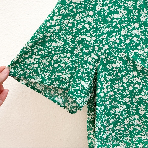 Sezane Eloine Blouse Garden Green - Size 2 - Picture 6 of 6